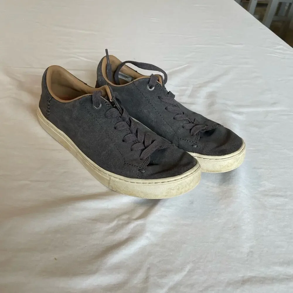 Tom’s gray suede casual sneakers.  Size 6